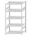 SCHULTE Steckregal, Fachbodenregale Stecksystem, Grundregal, beidseitig nutzbar, H2000xB1000xT800 mm, 5 Fachböden, Fachlast 150 kg, RAL 7035 lichtgrau