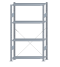 SCHULTE Steckregal, Fachbodenregale Stecksystem, Grundregal, einseitig nutzbar, H1800xB1000xT300 mm, 4 Fachböden, Fachlast 150 kg, sendzimirverzinkt