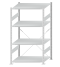 SCHULTE Steckregal, Fachbodenregale Stecksystem, Grundregal, einseitig nutzbar, H1800xB1000xT800 mm, 4 Fachböden, Fachlast 150 kg, RAL 7035 lichtgrau