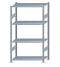 SCHULTE Steckregal, Fachbodenregale Stecksystem, Grundregal, beidseitig nutzbar, H1800xB1000xT500 mm, 4 Fachböden, Fachlast 85 kg, sendzimirverzinkt
