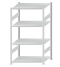 SCHULTE Steckregal, Fachbodenregale Stecksystem, Grundregal, beidseitig nutzbar, H1800xB1000xT800 mm, 4 Fachböden, Fachlast 150 kg, RAL 7035 lichtgrau
