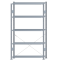 SCHULTE Steckregal, Fachbodenregale Stecksystem, Grundregal, einseitig nutzbar, H2300xB1300xT300 mm, 5 Fachböden, Fachlast 150 kg, sendzimirverzinkt