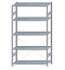 SCHULTE Steckregal, Fachbodenregale Stecksystem, Grundregal, einseitig nutzbar, H2300xB1300xT500 mm, 5 Fachböden, Fachlast 250 kg, sendzimirverzinkt