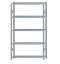 SCHULTE Steckregal, Fachbodenregale Stecksystem, Grundregal, beidseitig nutzbar, H2300xB1300xT300 mm, 5 Fachböden, Fachlast 150 kg, sendzimirverzinkt