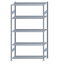 SCHULTE Steckregal, Fachbodenregale Stecksystem, Grundregal, beidseitig nutzbar, H2300xB1300xT500 mm, 5 Fachböden, Fachlast 150 kg, sendzimirverzinkt