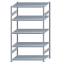 SCHULTE Steckregal, Fachbodenregale Stecksystem, Grundregal, beidseitig nutzbar, H2300xB1300xT800 mm, 5 Fachböden, Fachlast 250 kg, sendzimirverzinkt