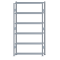 SCHULTE Steckregal, Fachbodenregale Stecksystem, Grundregal, beidseitig nutzbar, H2500xB1300xT300 mm, 6 Fachb&ouml;den, Fachlast 150 kg, sendzimirverzinkt