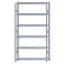 SCHULTE Steckregal, Fachbodenregale Stecksystem, Grundregal, einseitig nutzbar, H2500xB1300xT300 mm, 6 Fachb&ouml;den, Fachlast 150 kg, sendzimirverzinkt