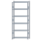 SCHULTE Steckregal, Fachbodenregale Stecksystem, Grundregal, beidseitig nutzbar, H2500xB1000xT300 mm, 6 Fachb&ouml;den, Fachlast 150 kg, sendzimirverzinkt