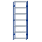 SCHULTE Steckregal, Fachbodenregale Stecksystem, Grundregal, einseitig nutzbar, H3000xB1000xT300 mm, 7 Fachb&ouml;den, Fachlast 150 kg, RAL 5010 enzianblau / verzinkt