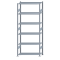 SCHULTE Steckregal, Fachbodenregale Stecksystem, Grundregal, beidseitig nutzbar, H2500xB1000xT400 mm, 6 Fachb&ouml;den, Fachlast 150 kg, sendzimirverzinkt
