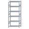 SCHULTE Steckregal, Fachbodenregale Stecksystem, Grundregal, einseitig nutzbar, H2500xB1000xT500 mm, 6 Fachb&ouml;den, Fachlast 150 kg, sendzimirverzinkt