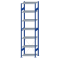 SCHULTE Steckregal, Fachbodenregale Stecksystem, Grundregal, einseitig nutzbar, H3000xB750xT500 mm, 7 Fachb&ouml;den, Fachlast 150 kg, RAL 5010 enzianblau / verzinkt