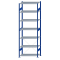 SCHULTE Steckregal, Fachbodenregale Stecksystem, Grundregal, einseitig nutzbar, H3000xB1000xT500 mm, 7 Fachb&ouml;den, Fachlast 150 kg, RAL 5010 enzianblau / verzinkt