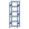 SCHULTE Steckregal, Fachbodenregale Stecksystem, Grundregal, einseitig nutzbar, H2500xB750xT600 mm, 6 Fachb&ouml;den, Fachlast 150 kg, RAL 5010 enzianblau / verzinkt