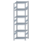 SCHULTE Steckregal, Fachbodenregale Stecksystem, Grundregal, einseitig nutzbar, H2500xB750xT600 mm, 6 Fachb&ouml;den, Fachlast 150 kg, sendzimirverzinkt