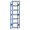 SCHULTE Steckregal, Fachbodenregale Stecksystem, Grundregal, beidseitig nutzbar, H3000xB750xT600 mm, 7 Fachb&ouml;den, Fachlast 150 kg, RAL 5010 enzianblau / verzinkt
