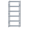 SCHULTE Steckregal, Fachbodenregale Stecksystem, Grundregal, beidseitig nutzbar, H2500xB1000xT300 mm, 6 Fachb&ouml;den, Fachlast 250 kg, sendzimirverzinkt