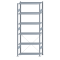 SCHULTE Steckregal, Fachbodenregale Stecksystem, Grundregal, einseitig nutzbar, H2500xB1000xT400 mm, 6 Fachb&ouml;den, Fachlast 85 kg, sendzimirverzinkt
