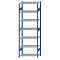 SCHULTE Steckregal, Fachbodenregale Stecksystem, Grundregal, beidseitig nutzbar, H3000xB1000xT500 mm, 7 Fachb&ouml;den, Fachlast 85 kg, RAL 5010 enzianblau / verzinkt