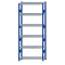 SCHULTE Steckregal, Fachbodenregale Stecksystem, Grundregal, einseitig nutzbar, H2500xB1000xT300 mm, 6 Fachb&ouml;den, Fachlast 330 kg, RAL 5010 enzianblau / verzinkt