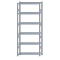 SCHULTE Steckregal, Fachbodenregale Stecksystem, Grundregal, beidseitig nutzbar, H2500xB1000xT300 mm, 6 Fachb&ouml;den, Fachlast 330 kg, sendzimirverzinkt