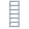 SCHULTE Steckregal, Fachbodenregale Stecksystem, Grundregal, beidseitig nutzbar, H3000xB1000xT400 mm, 7 Fachb&ouml;den, Fachlast 330 kg, sendzimirverzinkt