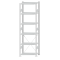 SCHULTE Steckregal, Fachbodenregale Stecksystem, Grundregal, einseitig nutzbar, H2500xB750xT400 mm, 6 Fachb&ouml;den, Fachlast 150 kg, RAL 7035 lichtgrau