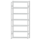 SCHULTE Steckregal, Fachbodenregale Stecksystem, Grundregal, beidseitig nutzbar, H3000xB1300xT400 mm, 7 Fachb&ouml;den, Fachlast 150 kg, RAL 7035 lichtgrau