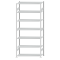 SCHULTE Steckregal, Fachbodenregale Stecksystem, Grundregal, beidseitig nutzbar, H3000xB1300xT500 mm, 7 Fachb&ouml;den, Fachlast 150 kg, RAL 7035 lichtgrau