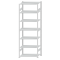 SCHULTE Steckregal, Fachbodenregale Stecksystem, Grundregal, beidseitig nutzbar, H3000xB1000xT600 mm, 7 Fachb&ouml;den, Fachlast 150 kg, RAL 7035 lichtgrau