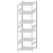SCHULTE Steckregal, Fachbodenregale Stecksystem, Grundregal, einseitig nutzbar, H2500xB750xT800 mm, 6 Fachb&ouml;den, Fachlast 150 kg, RAL 7035 lichtgrau