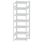 SCHULTE Steckregal, Fachbodenregale Stecksystem, Grundregal, einseitig nutzbar, H3000xB1000xT800 mm, 7 Fachb&ouml;den, Fachlast 150 kg, RAL 7035 lichtgrau