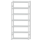 SCHULTE Steckregal, Fachbodenregale Stecksystem, Grundregal, beidseitig nutzbar, H3000xB1300xT400 mm, 7 Fachb&ouml;den, Fachlast 250 kg, RAL 7035 lichtgrau