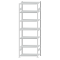 SCHULTE Steckregal, Fachbodenregale Stecksystem, Grundregal, beidseitig nutzbar, H3000xB1000xT500 mm, 7 Fachb&ouml;den, Fachlast 250 kg, RAL 7035 lichtgrau