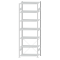 SCHULTE Steckregal, Fachbodenregale Stecksystem, Grundregal, einseitig nutzbar, H3000xB1000xT500 mm, 7 Fachb&ouml;den, Fachlast 85 kg, RAL 7035 lichtgrau