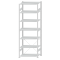 SCHULTE Steckregal, Fachbodenregale Stecksystem, Grundregal, einseitig nutzbar, H3000xB1000xT600 mm, 7 Fachb&ouml;den, Fachlast 85 kg, RAL 7035 lichtgrau