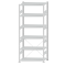 SCHULTE Steckregal, Fachbodenregale Stecksystem, Grundregal, einseitig nutzbar, H2500xB1000xT500 mm, 6 Fachb&ouml;den, Fachlast 330 kg, RAL 7035 lichtgrau