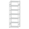 SCHULTE Steckregal, Fachbodenregale Stecksystem, Grundregal, beidseitig nutzbar, H3000xB1000xT600 mm, 7 Fachb&ouml;den, Fachlast 330 kg, RAL 7035 lichtgrau