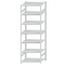 SCHULTE Steckregal, Fachbodenregale Stecksystem, Grundregal, beidseitig nutzbar, H3000xB1000xT800 mm, 7 Fachb&ouml;den, Fachlast 330 kg, RAL 7035 lichtgrau