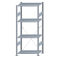 SCHULTE Steckregal, Fachbodenregale Stecksystem, Grundregal, einseitig nutzbar, H1800xB750xT500 mm, 4 Fachb&ouml;den, Fachlast 150 kg, sendzimirverzinkt