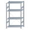 SCHULTE Steckregal, Fachbodenregale Stecksystem, Grundregal, einseitig nutzbar, H1800xB1000xT600 mm, 4 Fachb&ouml;den, Fachlast 150 kg, sendzimirverzinkt