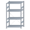 SCHULTE Steckregal, Fachbodenregale Stecksystem, Grundregal, einseitig nutzbar, H1800xB1000xT600 mm, 4 Fachb&ouml;den, Fachlast 250 kg, sendzimirverzinkt