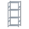 SCHULTE Steckregal, Fachbodenregale Stecksystem, Grundregal, beidseitig nutzbar, H1800xB750xT500 mm, 4 Fachb&ouml;den, Fachlast 150 kg, sendzimirverzinkt