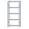SCHULTE Steckregal, Fachbodenregale Stecksystem, Grundregal, einseitig nutzbar, H2300xB1000xT300 mm, 5 Fachb&ouml;den, Fachlast 150 kg, sendzimirverzinkt