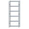 SCHULTE Steckregal, Fachbodenregale Stecksystem, Grundregal, einseitig nutzbar, H2750xB1000xT300 mm, 6 Fachb&ouml;den, Fachlast 150 kg, sendzimirverzinkt