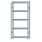SCHULTE Steckregal, Fachbodenregale Stecksystem, Grundregal, einseitig nutzbar, H2300xB1000xT300 mm, 5 Fachb&ouml;den, Fachlast 250 kg, sendzimirverzinkt