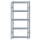 SCHULTE Steckregal, Fachbodenregale Stecksystem, Grundregal, einseitig nutzbar, H2300xB1000xT300 mm, 5 Fachböden, Fachlast 330 kg, sendzimirverzinkt
