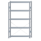 SCHULTE Steckregal, Fachbodenregale Stecksystem, Grundregal, einseitig nutzbar, H2300xB1300xT300 mm, 5 Fachb&ouml;den, Fachlast 150 kg, sendzimirverzinkt
