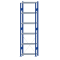 SCHULTE Steckregal, Fachbodenregale Stecksystem, Grundregal, einseitig nutzbar, H2750xB750xT300 mm, 6 Fachböden, Fachlast 85 kg, RAL 5010 enzianblau / verzinkt